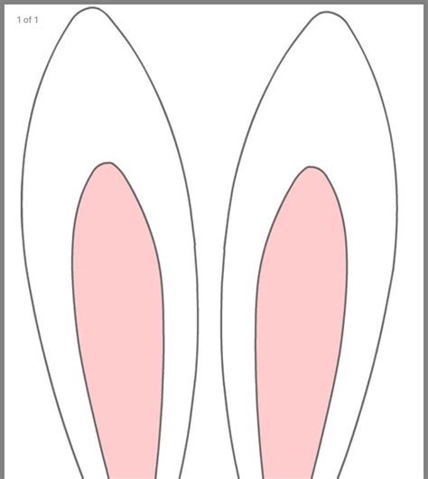 bunny ears craft|free easter bunny ears template.